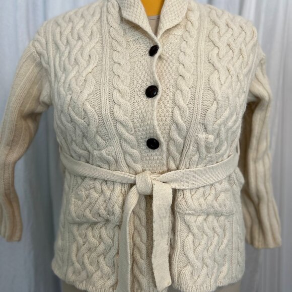 Irish wool cardigan - Picture 1 of 3